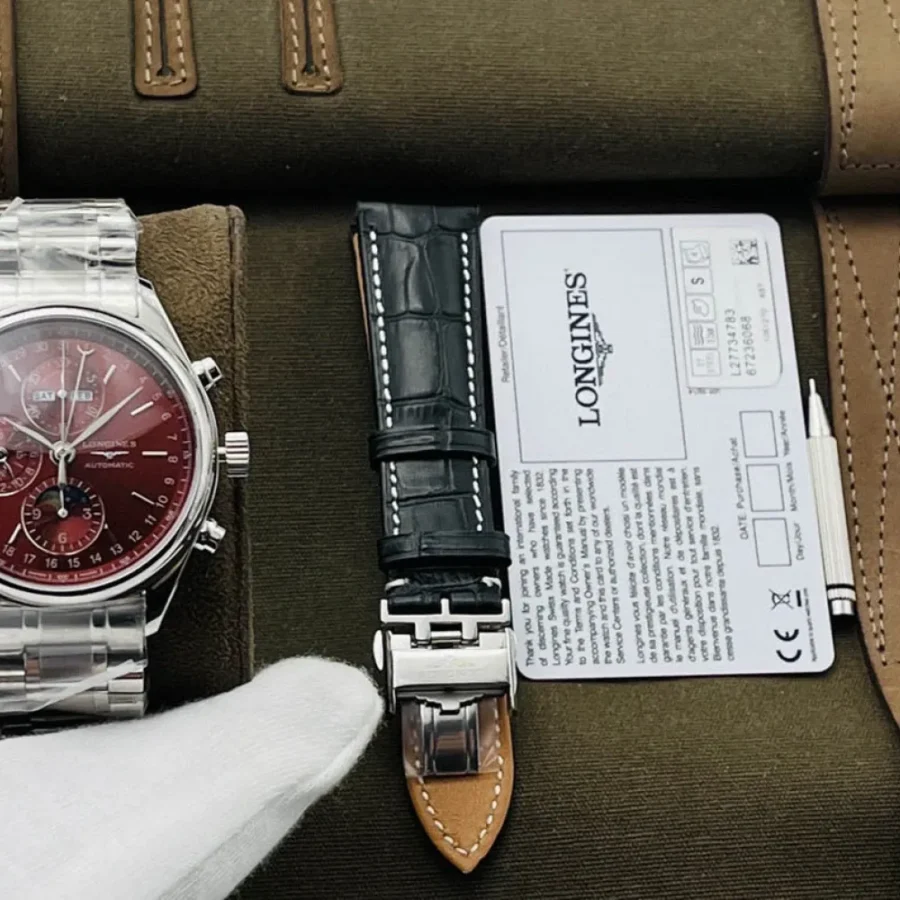 Longines Chronograph Diameter: 42*14.5mm