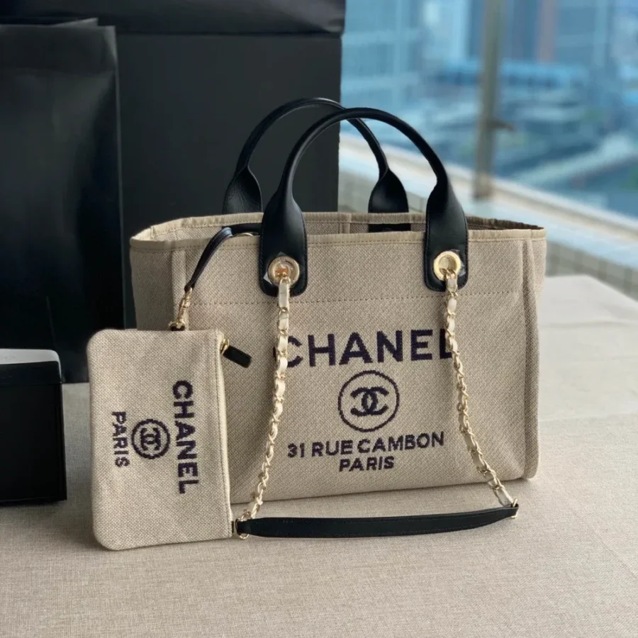 CHANEL Canvas Bag Model: AS3257# Size: 33X26XX15.5Cm