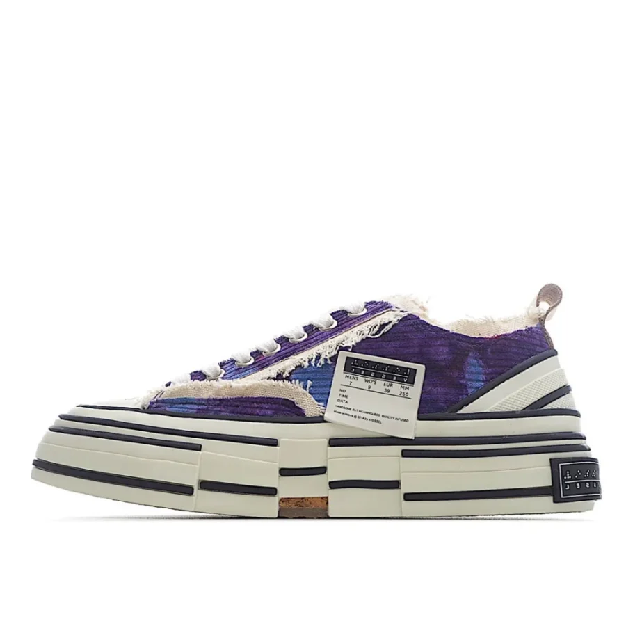 x VESSEL GOP Low canvas vulcanized sneakers