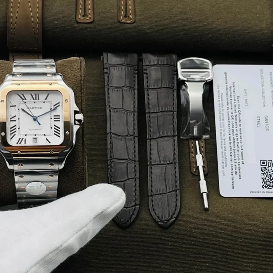 Cartier SANTOS series watch Diameter: 47.5MM*39.8MM*9.38MM