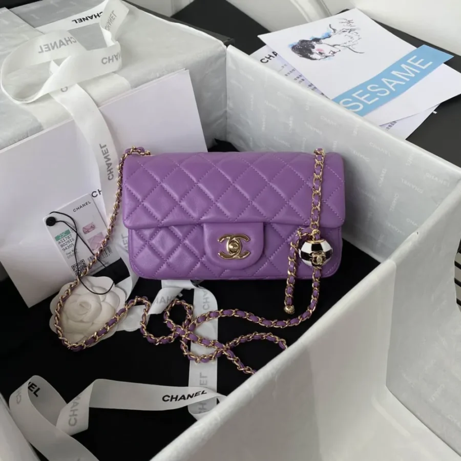 Chane Small Golden Ball One Shoulder Crossbody Model: AS1787 Size: 20cm