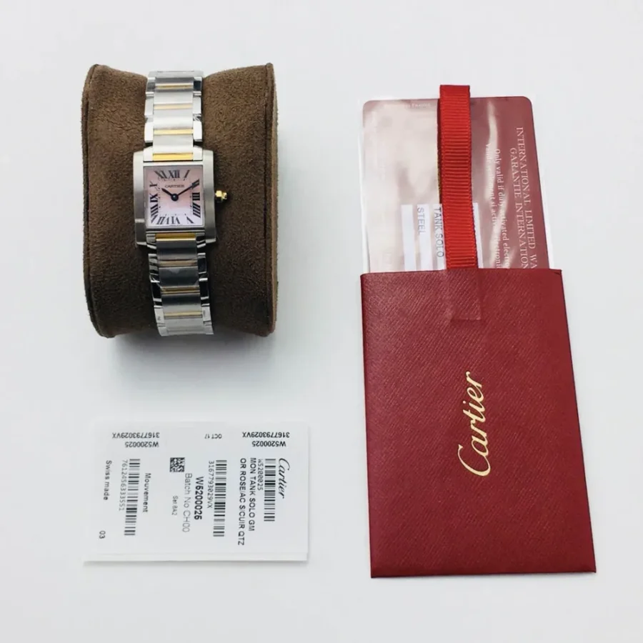 Cartier Tank Watch Diameter: 20.3MMX25.35MM