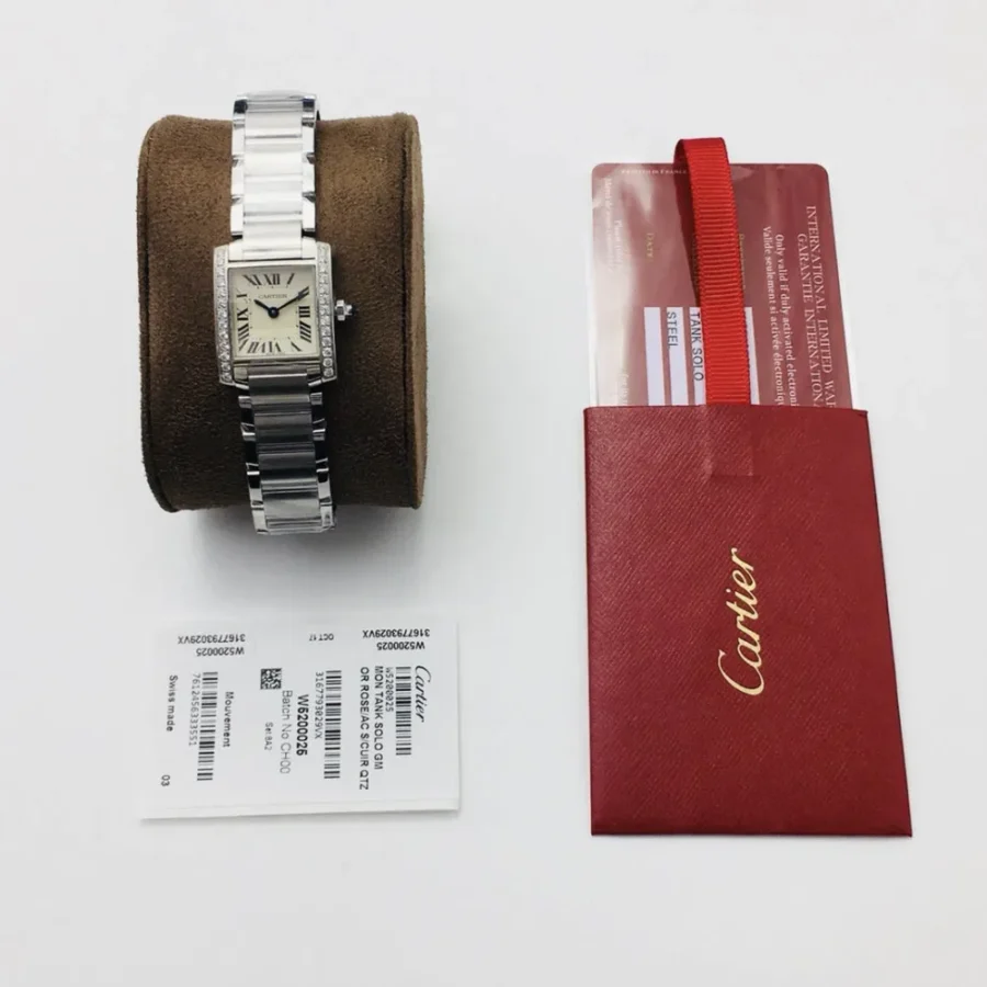 Cartier Tank Watch Diameter: 20MMX31MM 24MMX34MM