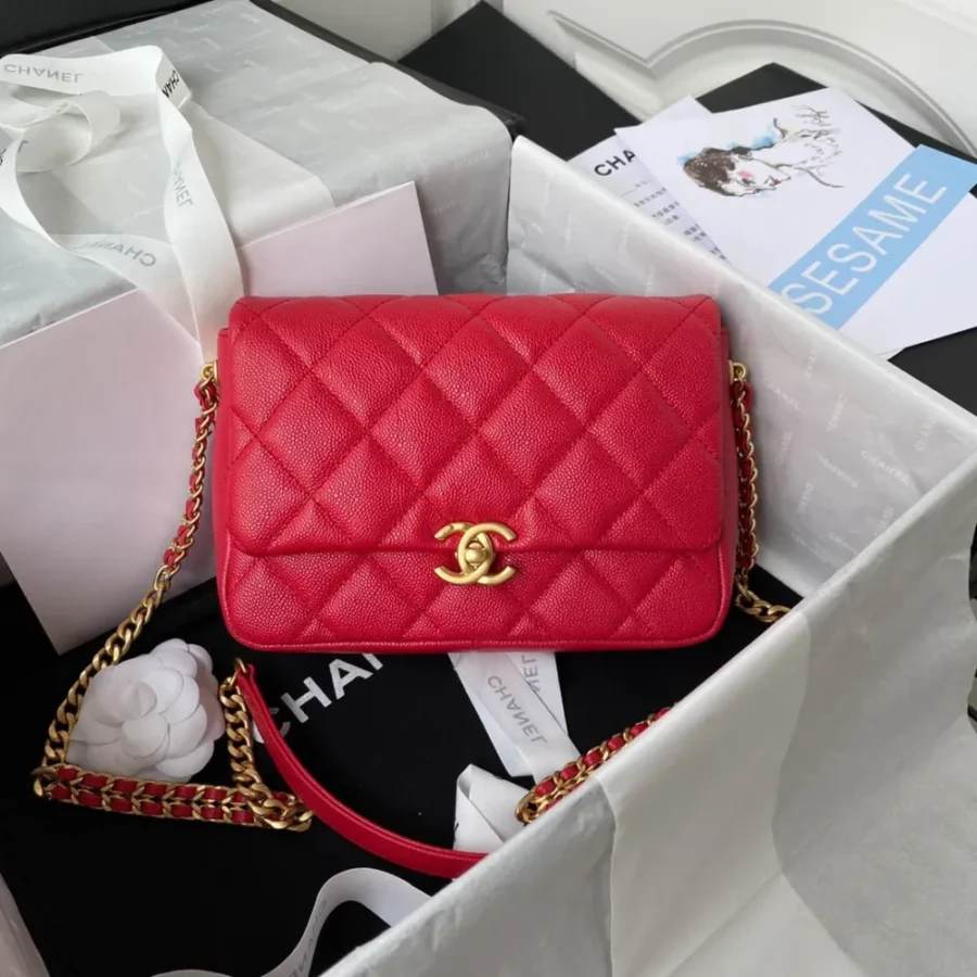 Chanel Model: AS3200# Backpack Size: 17x24x16cm