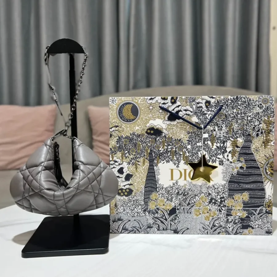 DIOR CARO Tulip Handbag Size: 25*16*2.5cm