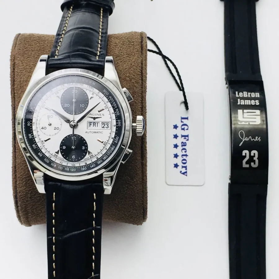 Longines Classic Series Watch Diameter: 40*13mm Model: P1800 Rose Gold Black