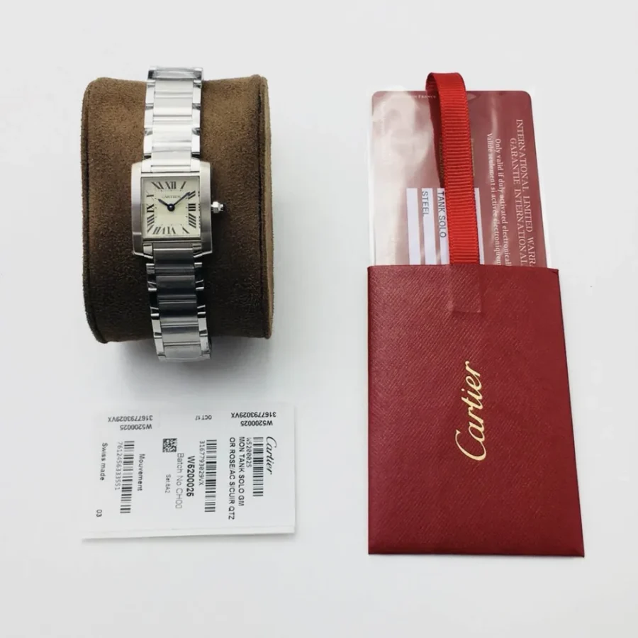 Cartier Tank Watch Diameter: 24MMX31MM 27MMX34MM