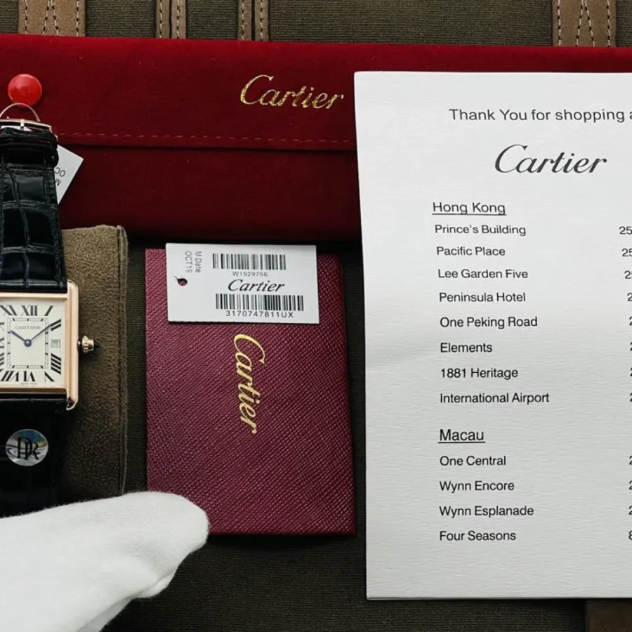 Cartier Tank Series Diameter: 24MMX31MM 27MMX34MM