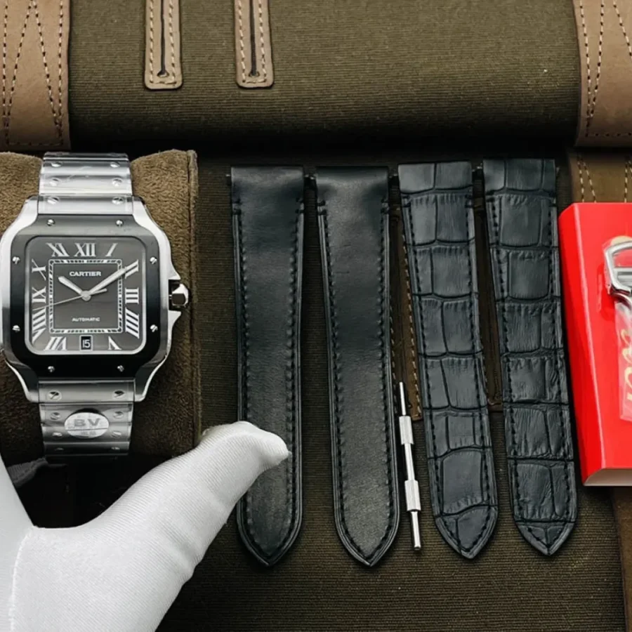 Cartier SANTOS series watch Diameter: 47.5MMX39.8MMX9.38MM