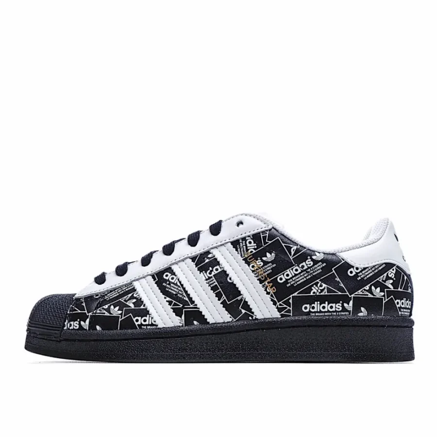 Adidas Superstar 'All Over Print - Black'