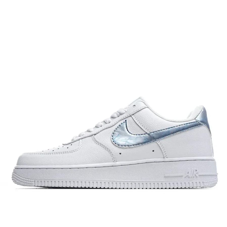 Nike Air Force1 LOW07 Trainers in White blue 蓝