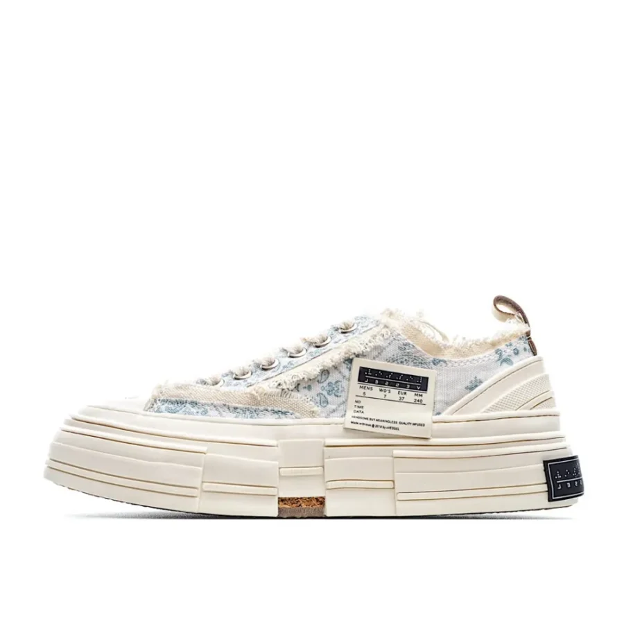 x VESSEL GOP Low canvas vulcanized sneakers