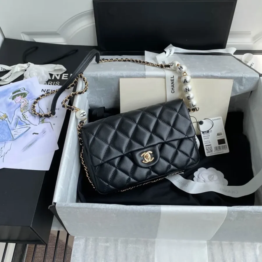 Pearl bag Size: 15-22-7cm
