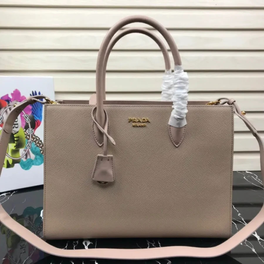 Prada Leather Bag Size: 34.24x13cm 1BA153