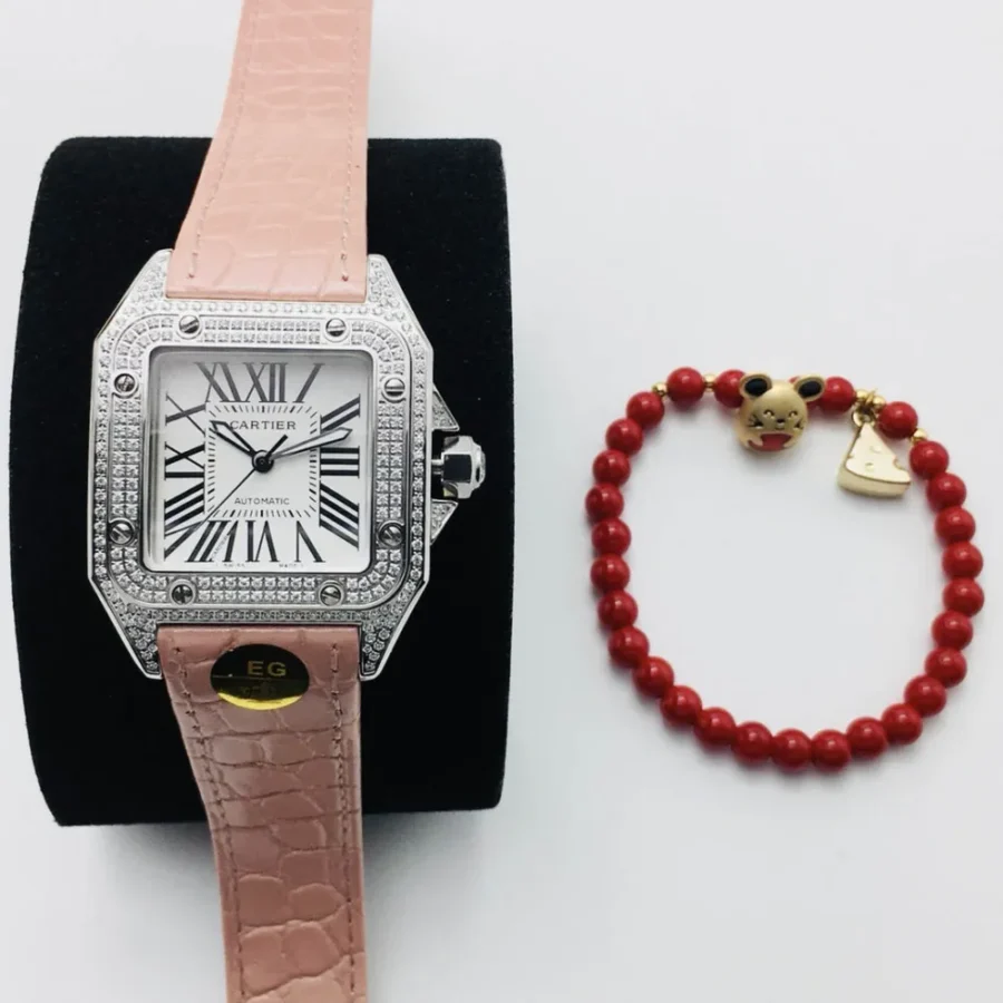 Cartier Santos Couple Watch Diameter: 51MM