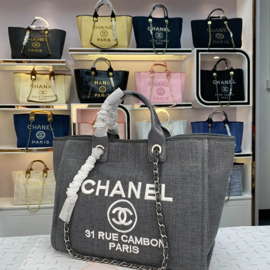 Chanel Canvas Bag Size: 38*20*30cm Style: 8818 Grey