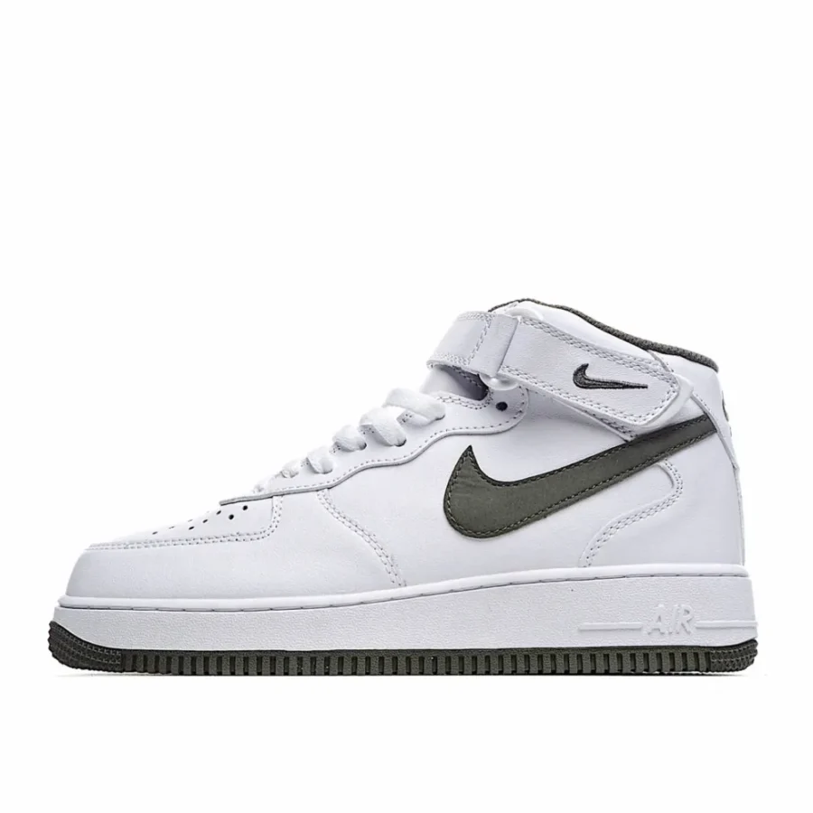 Nike Air Force 1 Mid Mid Top White Green