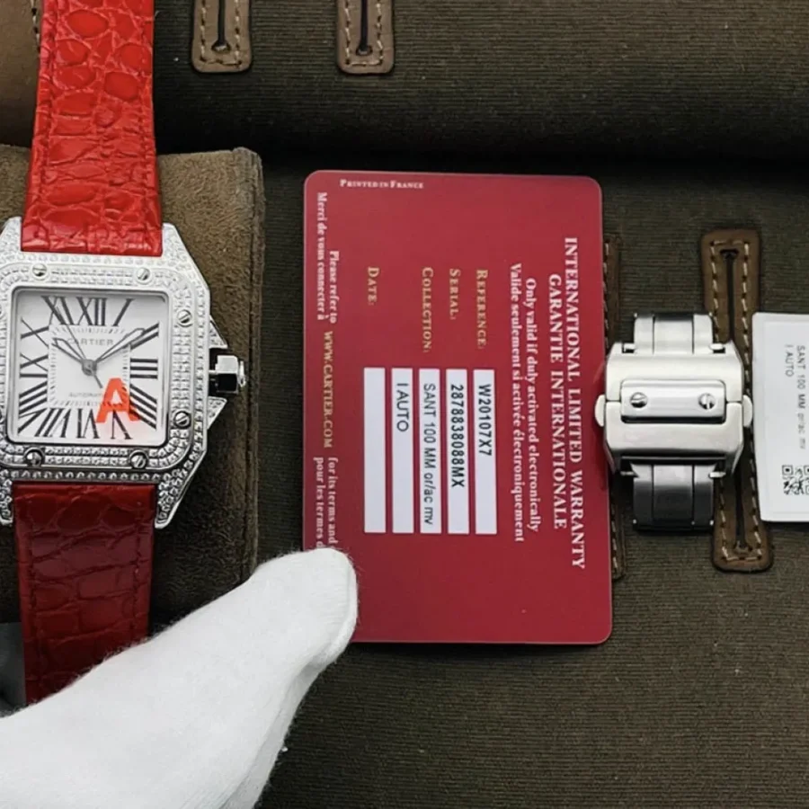 Cartier Santos Couple Watch Diameter: 51*41.3 mm