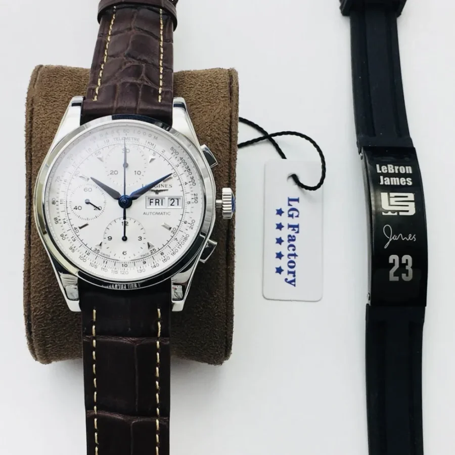 Longines Classic Series Watch Diameter: 40*13mm Model: P1800 Rose Gold Black