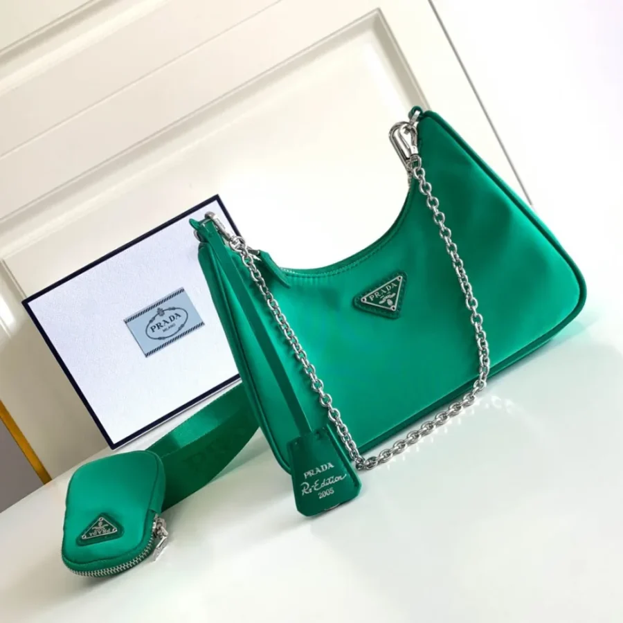 Prada Underarm Bag 1BH204 Size: 22x12cm
