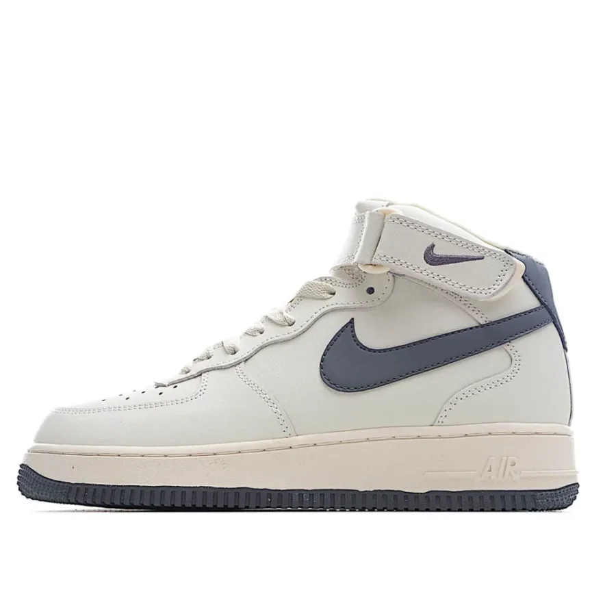 Nike Air Force 1 Mid Top White Grey