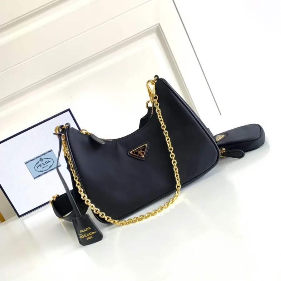 Prada Underarm Bag 1BH204 Size: 22x12cm