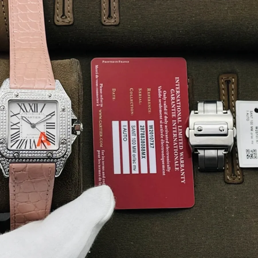 Cartier Santos Couple Watch Diameter: 51*41.3 mm