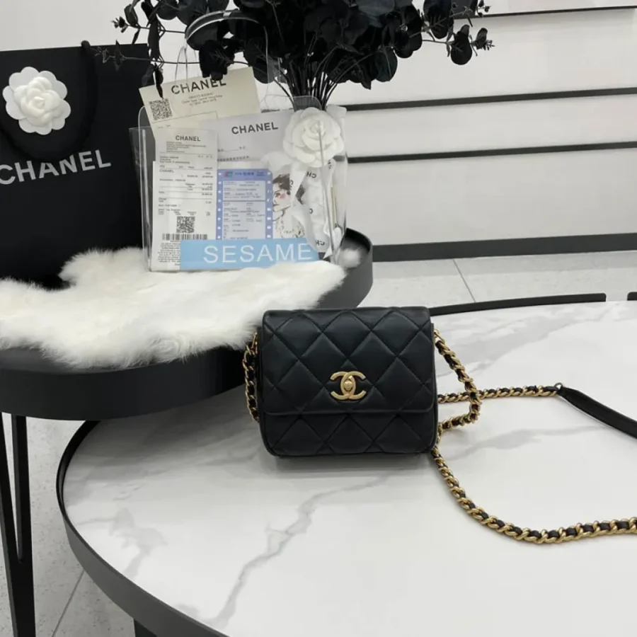 Chanel size: 12*17*4cm