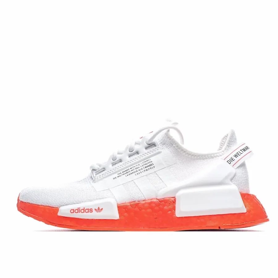 Adidas NMD_R1 V2 'White Solar Red'