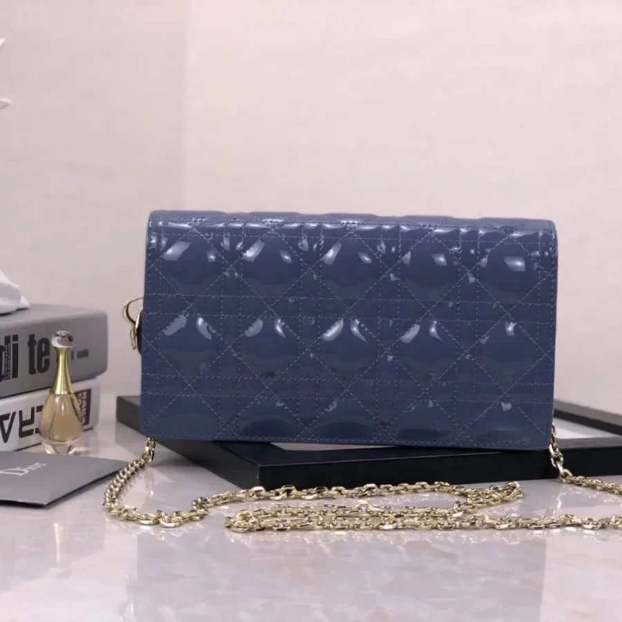 Explosive 2094A Dior diamond check classic 3 in 1 original quality 22cm