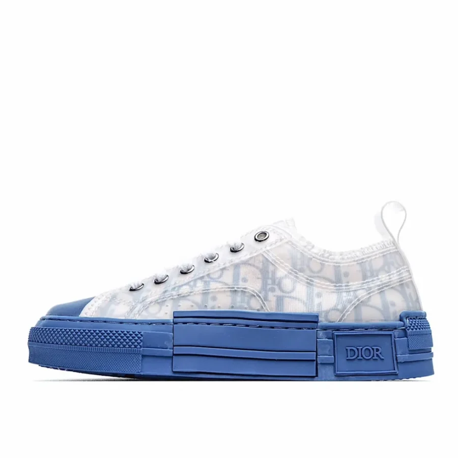 Dior B23 Oblique Slip-on Low Top Sneakers Sheer Print Sneakers