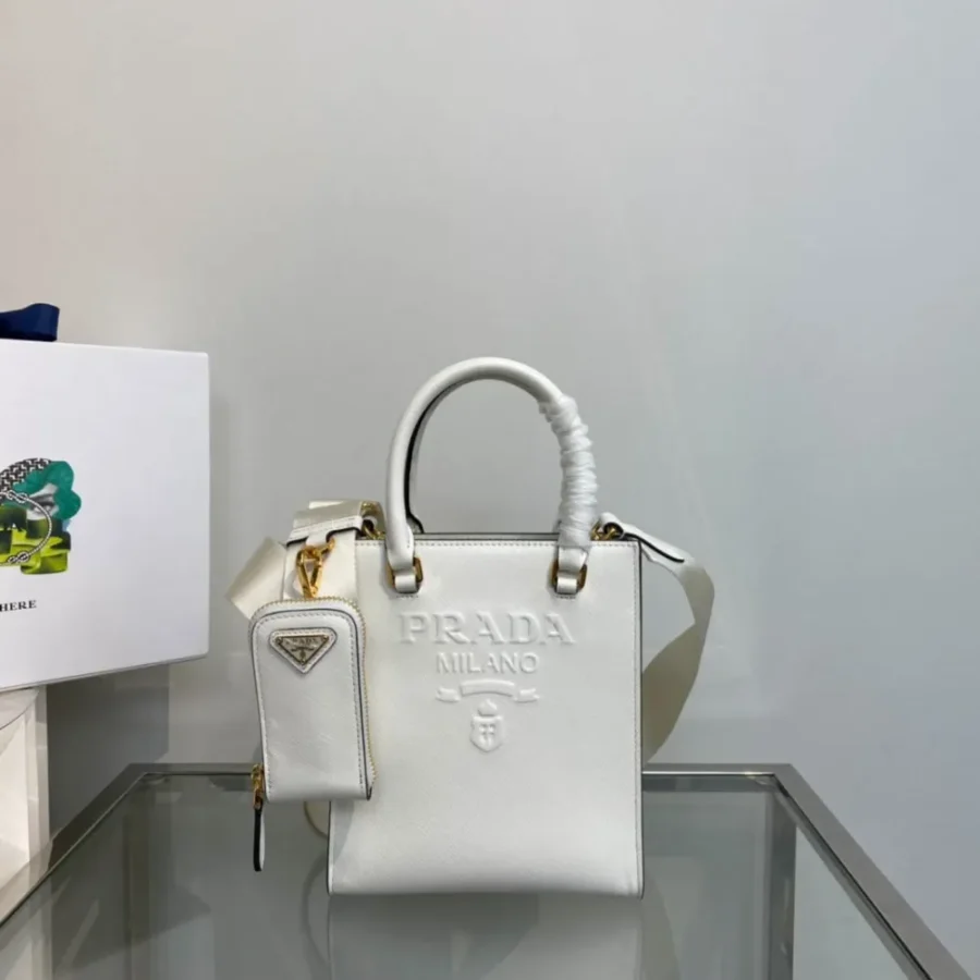 Prada Tot Bag Size: 17x19cm 1BA333
