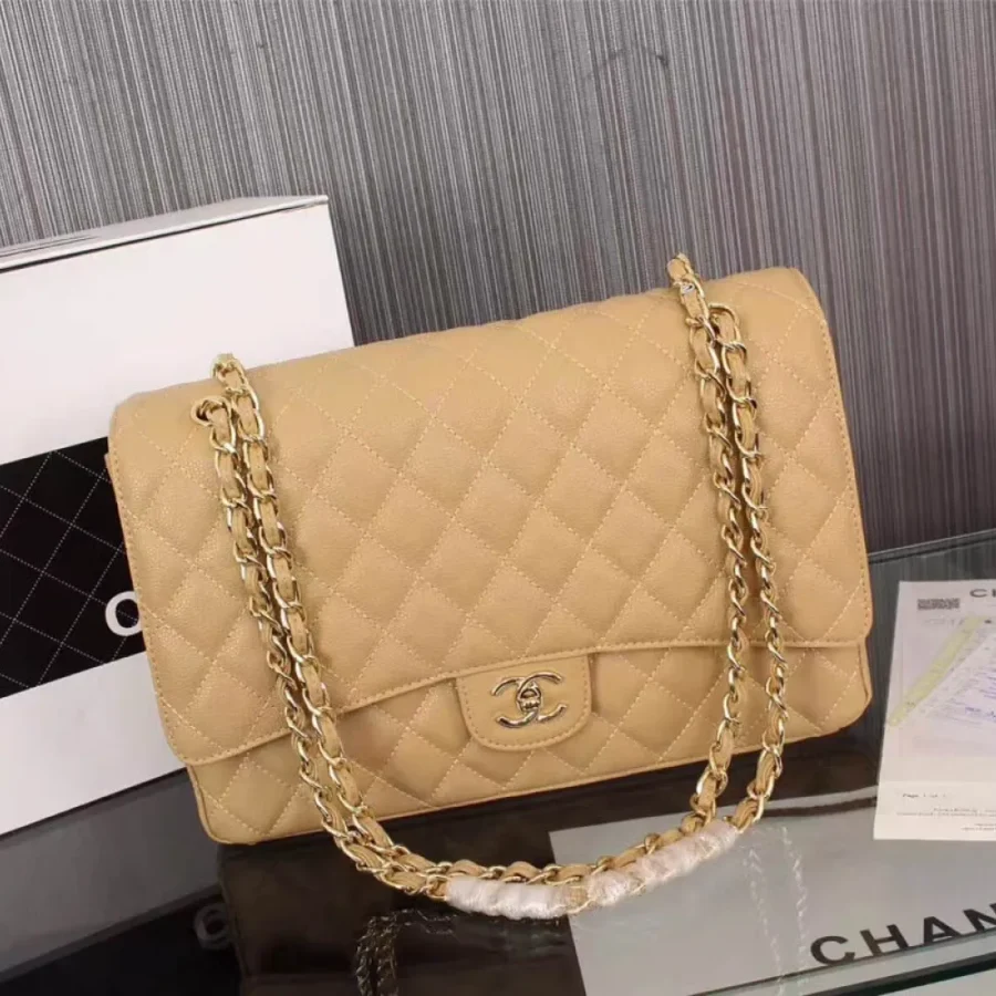 CHANEL cowhide ball grain Size: 33X22X10cm Model: 1119
