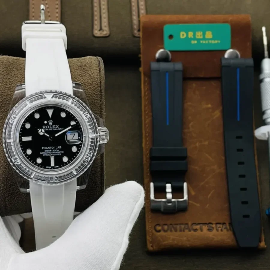 Rolex Sapphire Water Ghost Diameter: 40mm Thickness: 11mm