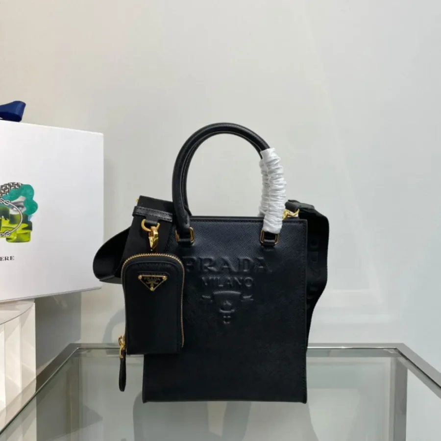 Prada Tot Bag Size: 17x19cm 1BA333