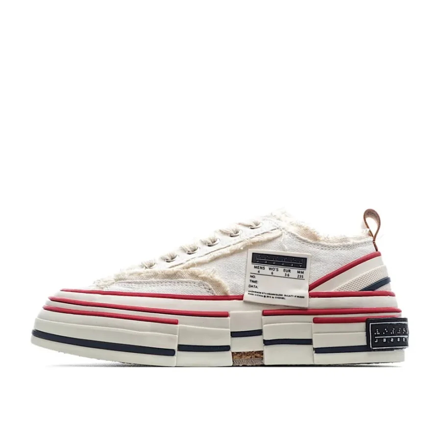 x VESSEL GOP Low canvas vulcanized sneakers