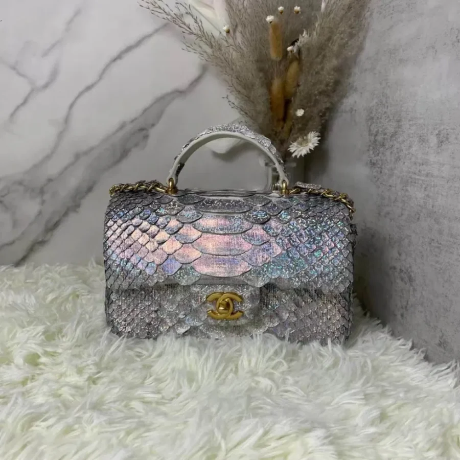 Cover Bag Handle Full Copper Vintage Gold Size: X6X13cm Ident No.: 2431