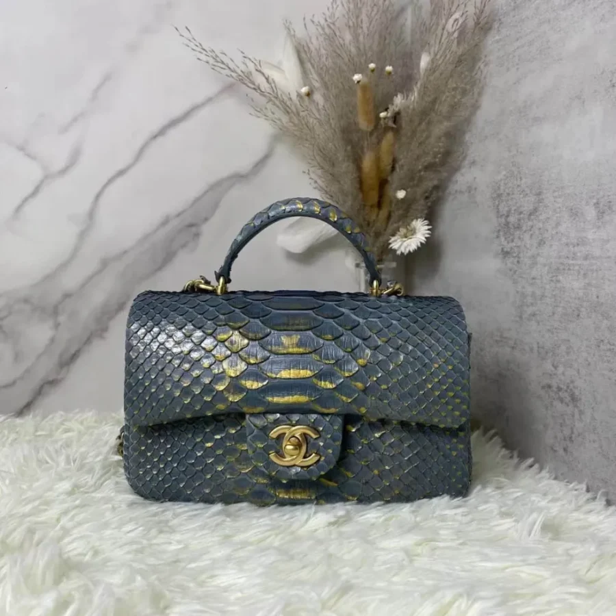 Cover Bag Handle Full Copper Vintage Gold Size: X6X13cm Ident No.: 2431