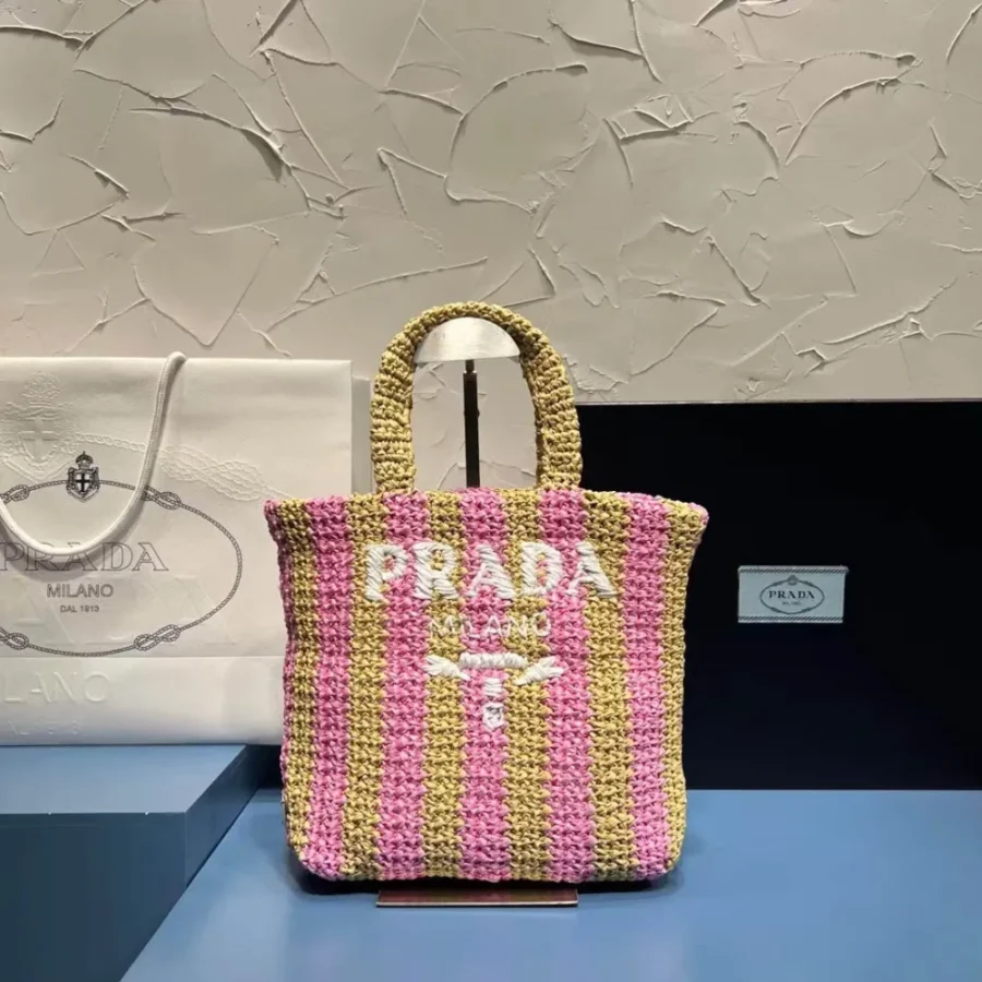 Prada Fiber Tote Size: 24x8cm 1BG422