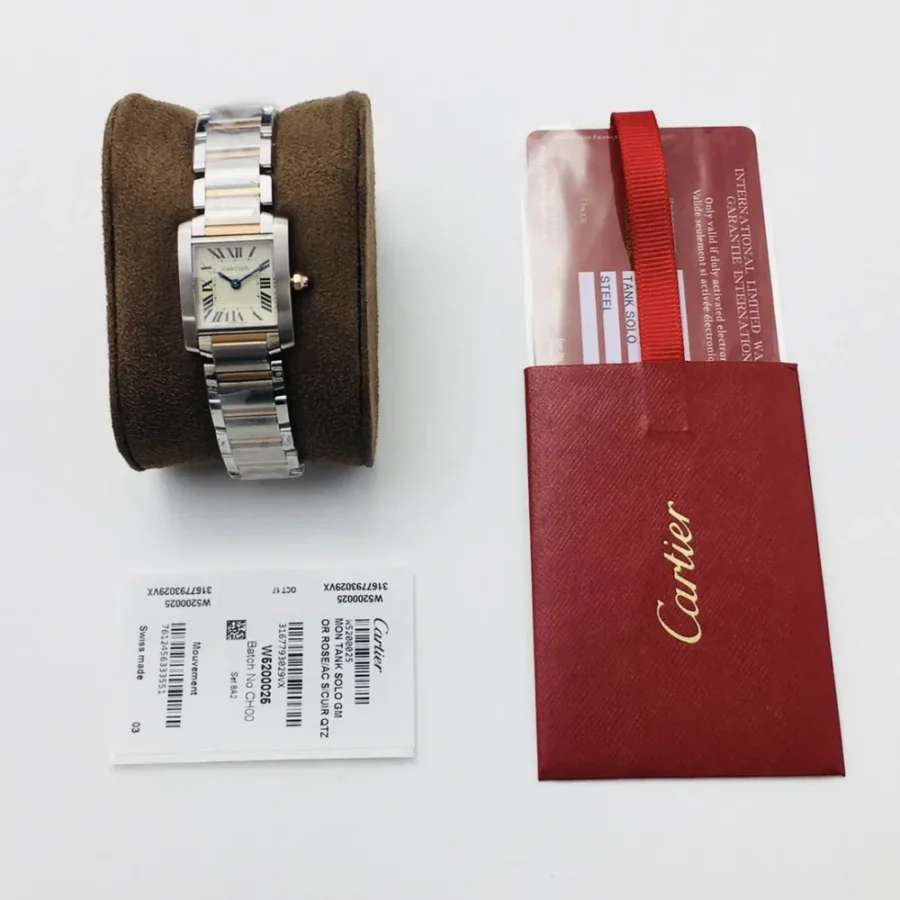 Cartier Tank Watch Diameter: 20.3MMX25.35MM