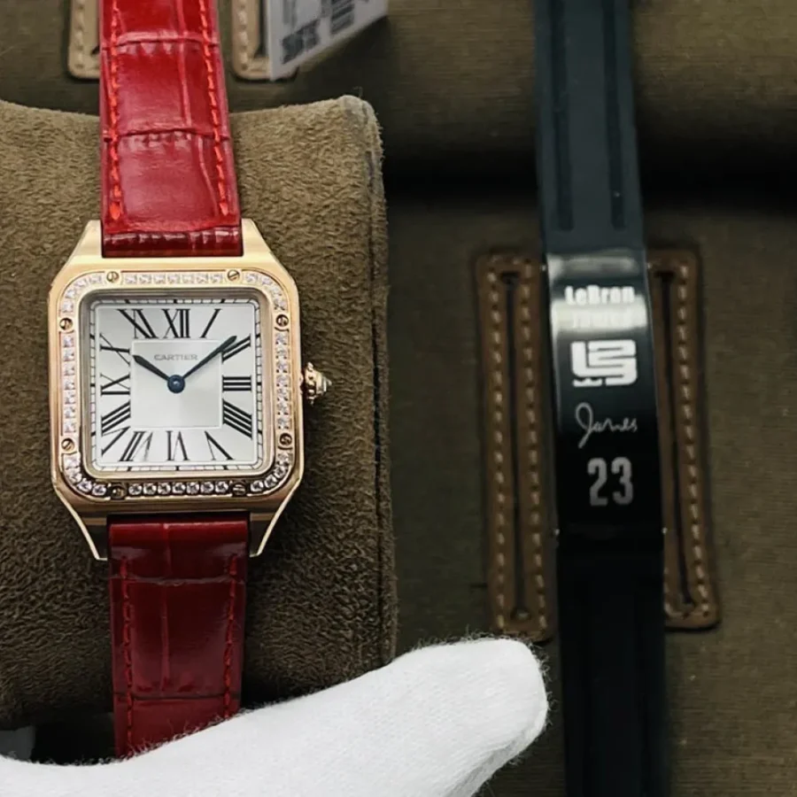 Cartier Santos Couple Watch Diameter: 43.5X31.4mm Women's 38X27.5mm