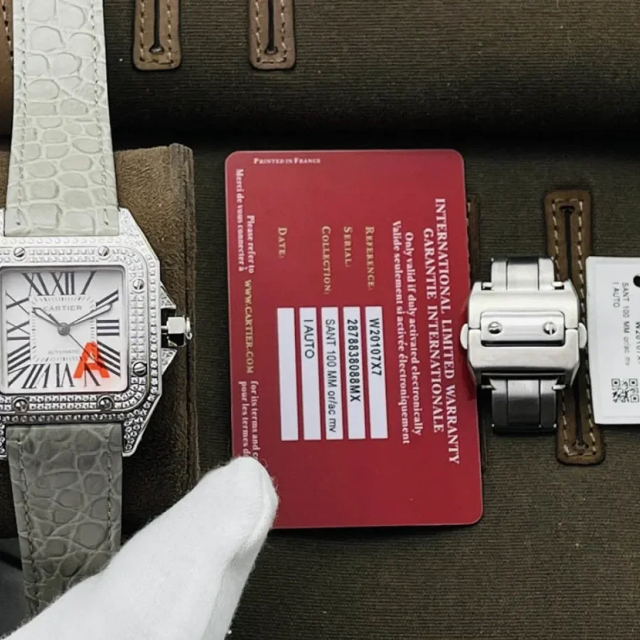 Cartier Santos Couple Watch Diameter: 51*41.3 mm